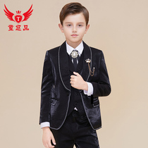 Childrens suit suit suit boy flower girl dress piano performance uniform big boy British plaid suit jacket autumn and winter