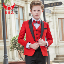 Children suit boys small suit flower girl zhong da tong suit piano acting modeling costumes in autumn and winter