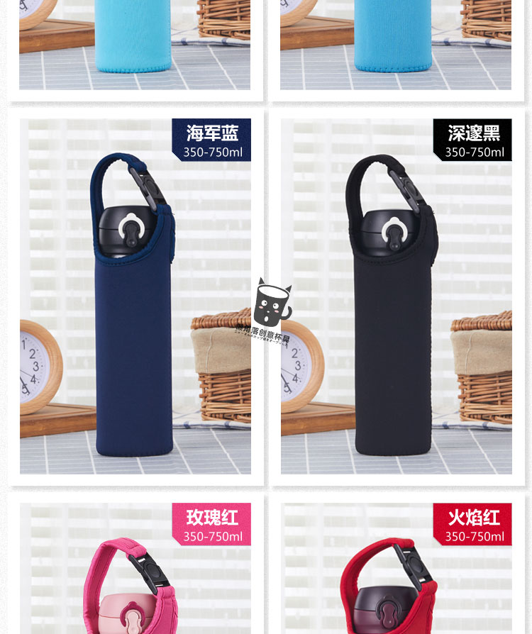 Thermos Elephant In Ấn Nói Chung Cốc Cách Nhiệt Cốc Thủy Tinh Cách Nhiệt Cup Nước Cup Bag Bìa 350-500-750 ml