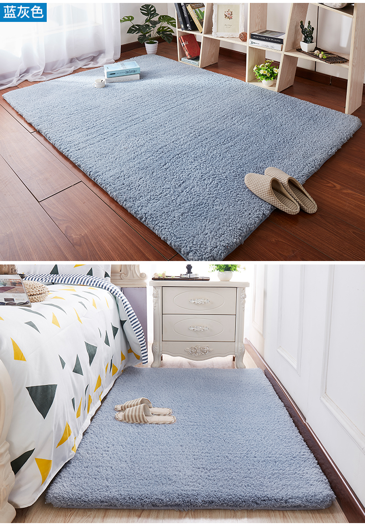Dày thảm cashmere phòng ngủ đầy đủ các cửa hàng và đáng yêu phòng khách bàn cà phê tatami mat hình chữ nhật cạnh giường ngủ thảm - Thảm thảm trải sàn văn phòng