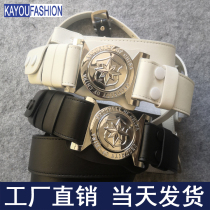 Security Armed belt Belt Outer Belt Skew Satchel Tactical Security Belt Accessories Leather Duty Belt for training
