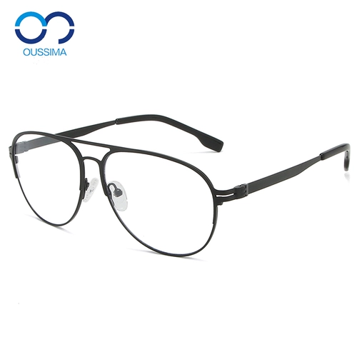 Женская литературная литературная пилотная пилот -пилот титановый сплав с изменением анти -легок против беспробранных мужчин миопические миопические очки 2338