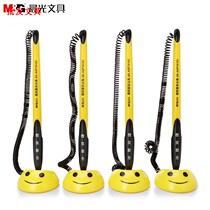 Morning smile service desk pen AGP16103 Bullet gel pen 0 5mm black office desktop fixed pen