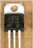 Original imported machine cut original L7824CV L7824 TO-220 direct plug spot image
