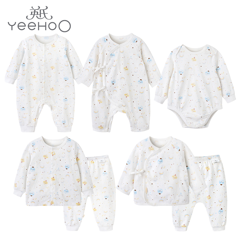 Yingzi's new percentily cotton newborn four-season underwear series for men and women's baby comfort Home 10094119