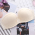 phụ nữ đồ lót quây tụ tập chống trượt trên thép braless nhẫn cưới váy sexy ngực nhỏ dán mùa hè mỏng áo ngực vô hình. 