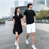 Парная одежда для влюбленных, трендовое летнее платье, дизайнерская летняя одежда, юбка, коллекция 2023, тренд сезона