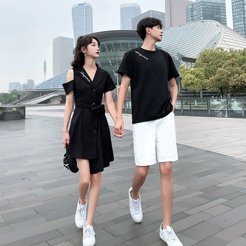 Парная одежда для влюбленных, трендовое летнее платье, дизайнерская летняя одежда, юбка, коллекция 2023, тренд сезона