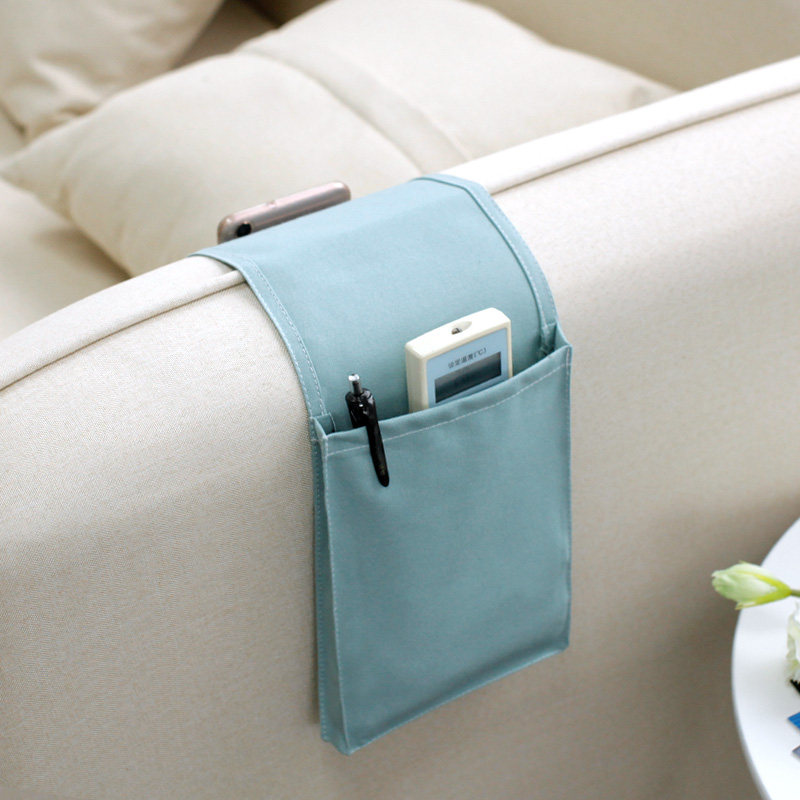 MZao Day Style Sofa Armrest Cashier Bag Bedside Style Fabric Debris Finishing Living Room Remote Control Hanging Bag Boutique