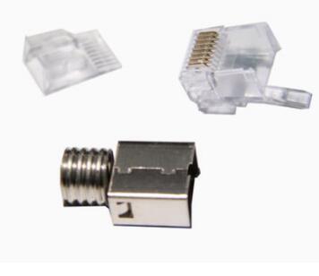 AMP 6-2111979-3 Cape 6 Class shielded crystal head RJ45 Gigabit 6 network pairing joint single price