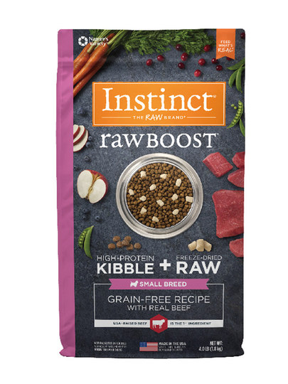 Baili Instinct fresh grain-free chicken, duck, beef and beautiful small whole dog dog food mixed freeze-dried combination