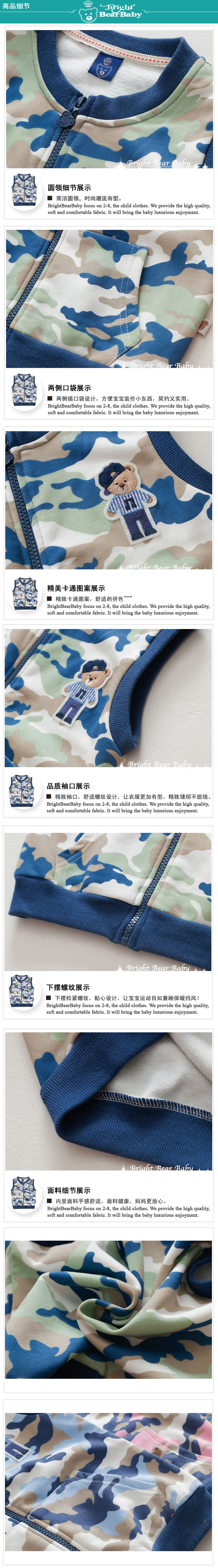 Gilet garcon BRIGHT BEAR BABY - Ref 2067115 Image 20