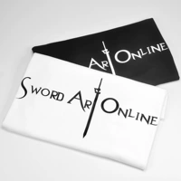 Sword Art Online Áo thun ngắn tay SAO Áo thun ngắn tay nam và nữ Anime Bao quanh Kirito Quần áo Cotton - Carton / Hoạt hình liên quan những hình sticker cute