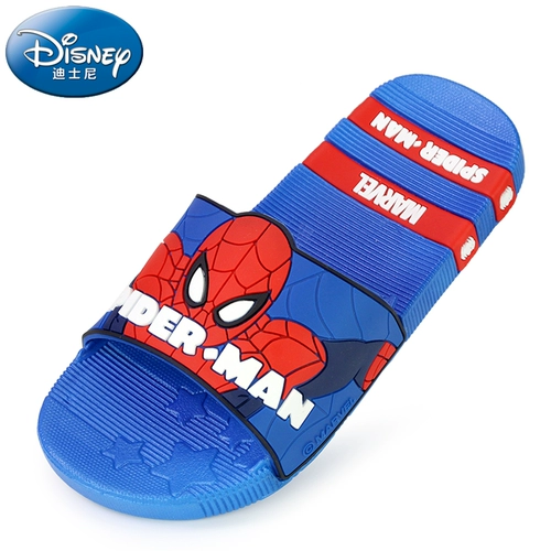 Дисней, детские туфли, тапочки для мальчиков, нескользящие слайдеры
