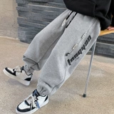 Детские штаны для мальчиков, подходит для подростков, коллекция 2023, осенние, в западном стиле