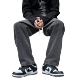 Playboy, тонкие черные джинсы, демисезонные повседневные брюки, в американском стиле, свободный прямой крой