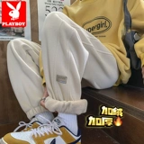 Playboy, демисезонные утепленные штаны, повседневные брюки, оверсайз