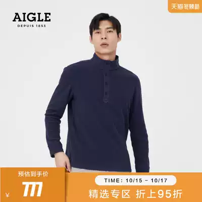 AIGLE AIGLE 2021 autumn winter SAN FRANCISCO F21 men warm half pull collar fleece