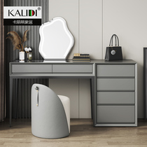 Italian style minimalist dressing table storage cabinet one bedroom modern minimalist drawer small apartment light luxury advanced makeup table