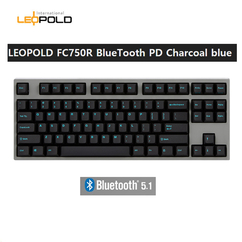 Leopold Fc750R Mechanical Keyboard 87 Dual-Mode Bluetooth Cherry Gaming Meteor Gray Switch Leopold Fc750R Mechanical Keyboard 87 Dual-Mode Bluetooth Cherry Gaming Meteor Gray Switch