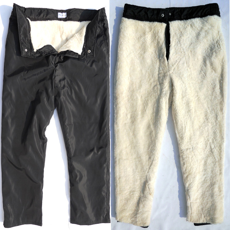 Pantalon cuir homme droit pour hiver - Ref 1485028 Image 8