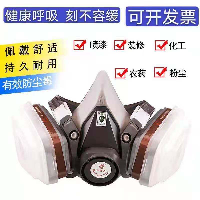 6200 gas mask spray paint dust-proof full-face mask protection full-face breathing gas mask chemical pesticide special