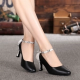 Высокие серебряные туфли, серебряная танцующая обувь на высоком каблуке, коллекция 2023, из натуральной кожи, против усталых ног