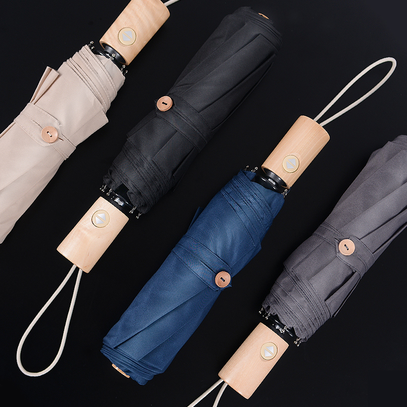 Sun-series fully automatic umbrella female clear and rain dual-use South Korea Xiaoqing New brief Jyosen Department Folding Umbrella Retro Art and Culture Umbrella