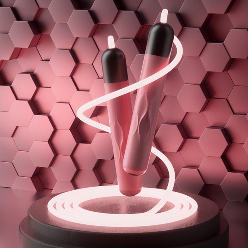 Dazzling sparkling light Luminous Jumping Rope Children Special Elementary School Girls Kindergarten Beginnics Rope Elementary School Kids Adults