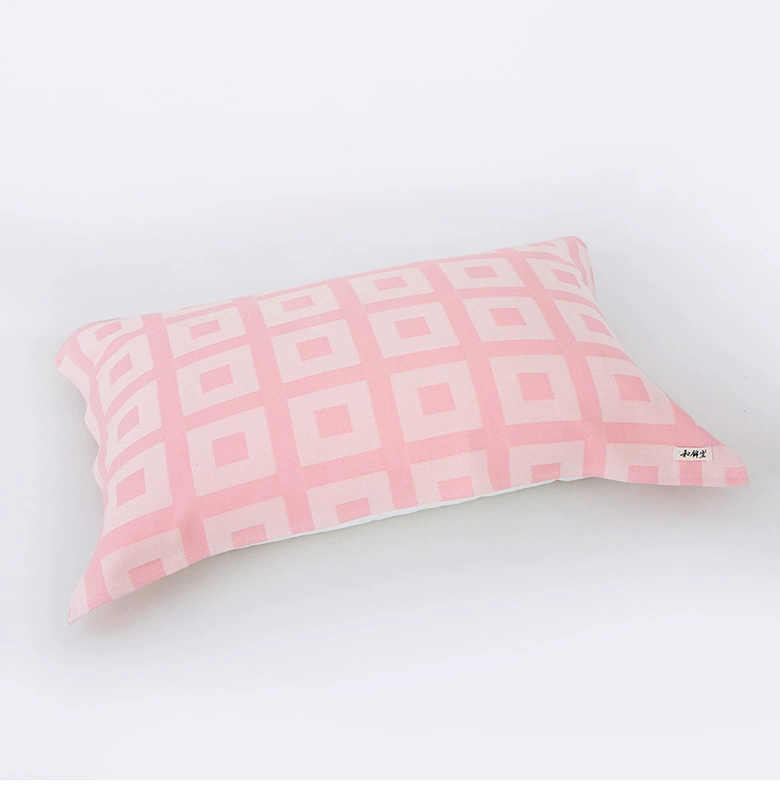 "He Le" cặp khăn gối bằng vải bông dày lên đôi mùa thu và mùa đông bằng vải cotton đôi [và Jinsheng] khăn bông gối