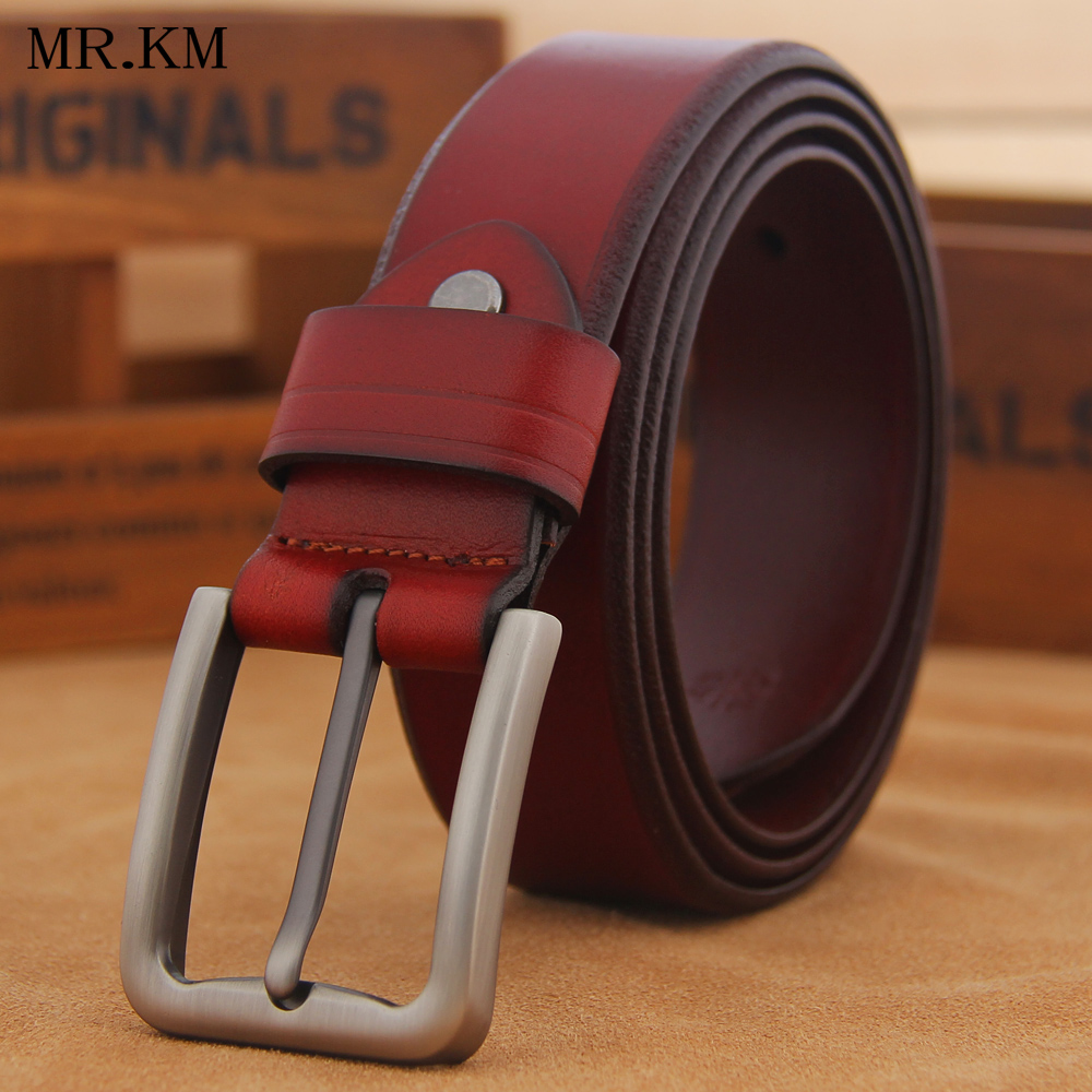 MR KM daily chemical skin care female artist collective security belt male fashion denim pin buckle belt youth trouser belt male