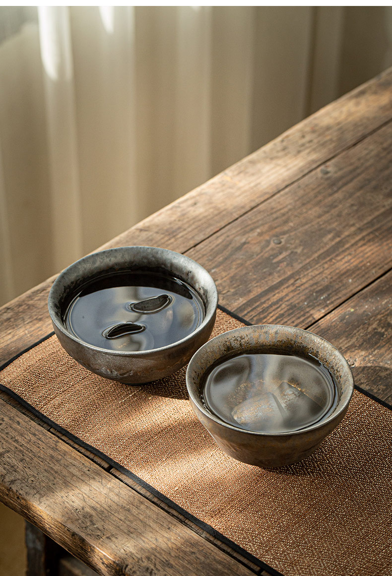 Hot drinks to gold dou household washing Japanese zen washing cups writing brush washer tea large coarse TaoJian water jar