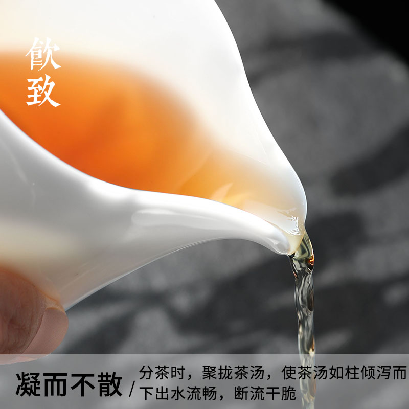 Ultimately responds fair to dehua white porcelain tea cups of tea a single manual large portion ceramic cups and cup of tea