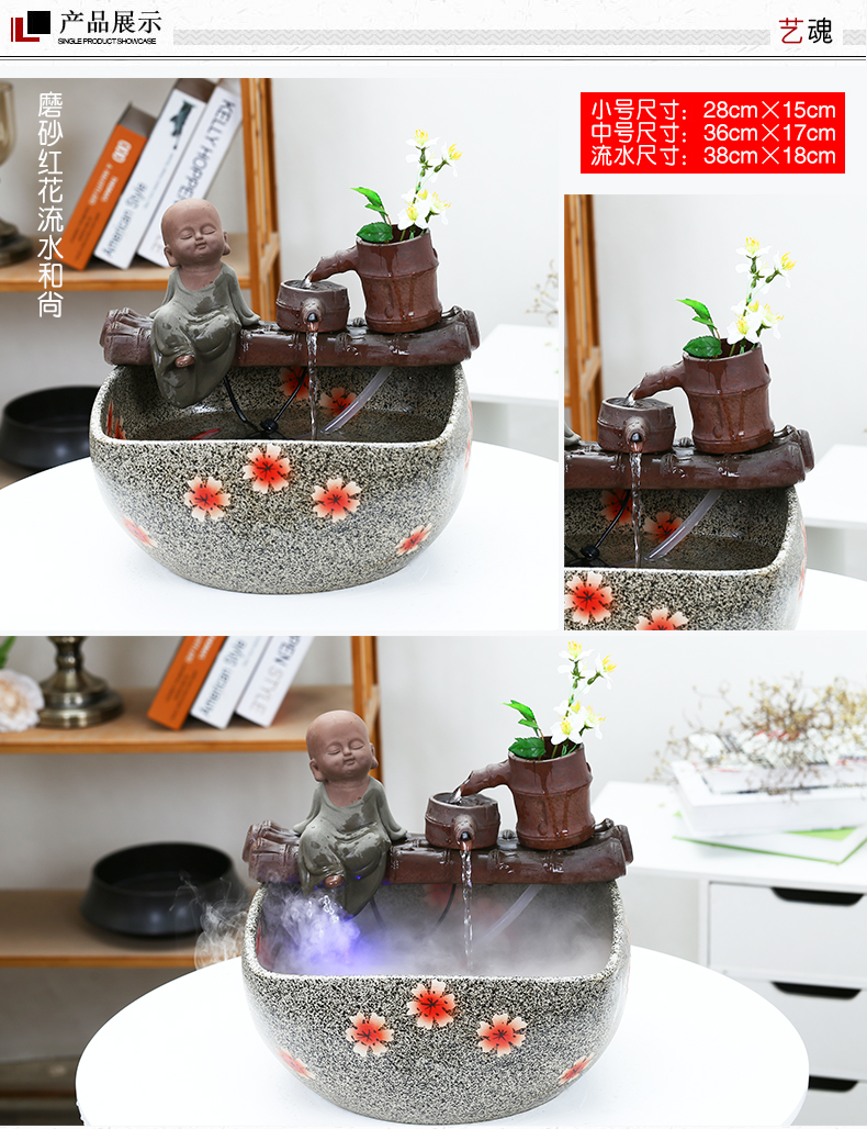 Package mail jingdezhen ceramic aquarium goldfish turtle cylinder water aquarium goldfish bowl creative small sitting room adornment