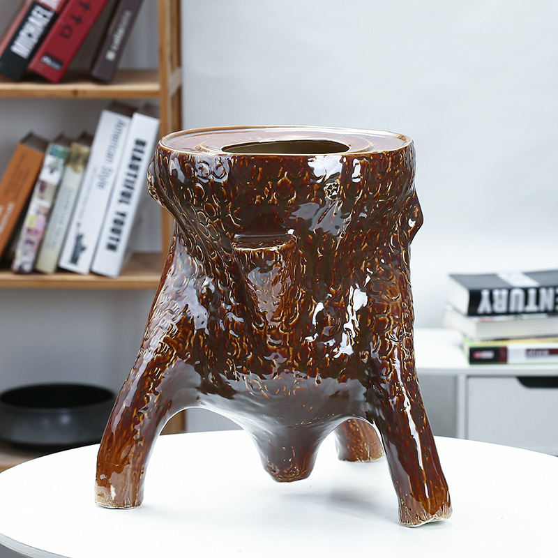 Jingdezhen ceramic aquarium raising goldfish bowl sitting room place bowl lotus lotus cylinder cylinder creative water GangPen tortoise