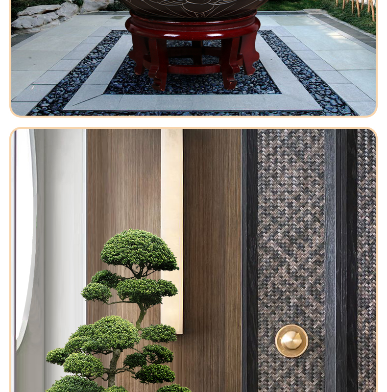 Art spirit of jingdezhen ceramic aquarium home sitting room of small basin of water lily lotus cylinder cylinder tortoise fish bowl goldfish bowl