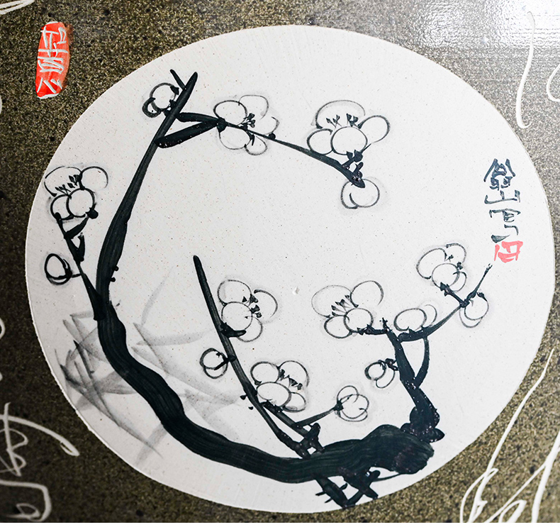 Packages mailed to heavy large porcelain ceramic aquarium fish basin fish GangPen basin of the lotus pond lily lotus garden home
