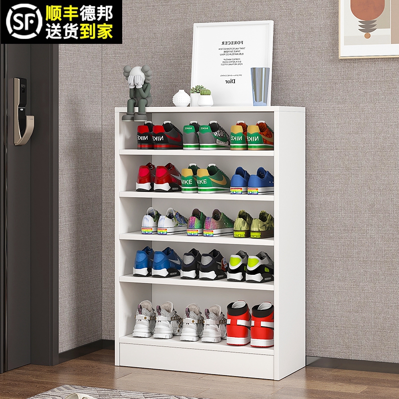 Solid wood simple shoe rack home door shoe cabinet dormitory dust-proof economical shoe rack large capacity rack customization