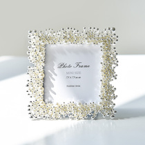 Time few early pearl balls ball Japan white small photo frame Pendulum Bench Creativity 3 Inch 5 Inch 6 Inch 7 Inch Wash Photos