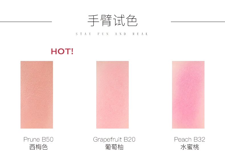 Redearth đỏ thẫm ảo tưởng bột nở bột thịt lợn bụng đỏ mặt rouge đốm - Blush / Cochineal phấn má etude house