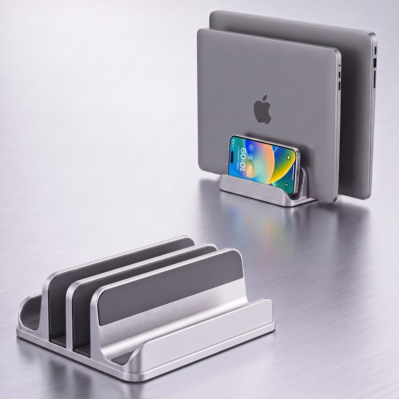 Laptop Vertical Stand, Upright Computer Storage Rack, Adjustable Storage Stand for Macbook, Aluminum Alloy Mac Mini Side Stand, iPad Tablet and Mobile Phone Desktop Support Stand Laptop Vertical Stand, Upright Computer Storage Rack, Adjustable Storage Stand for Macbook, Aluminum Alloy Mac Mini Side Stand, iPad Tablet and Mobile Phone Desktop Support Stand