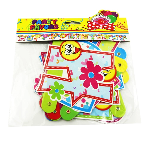 С Днем Рождения признание Стрипская вечеринка декоративные принадлежности дети организуют баннер бумаги подвесные флаги