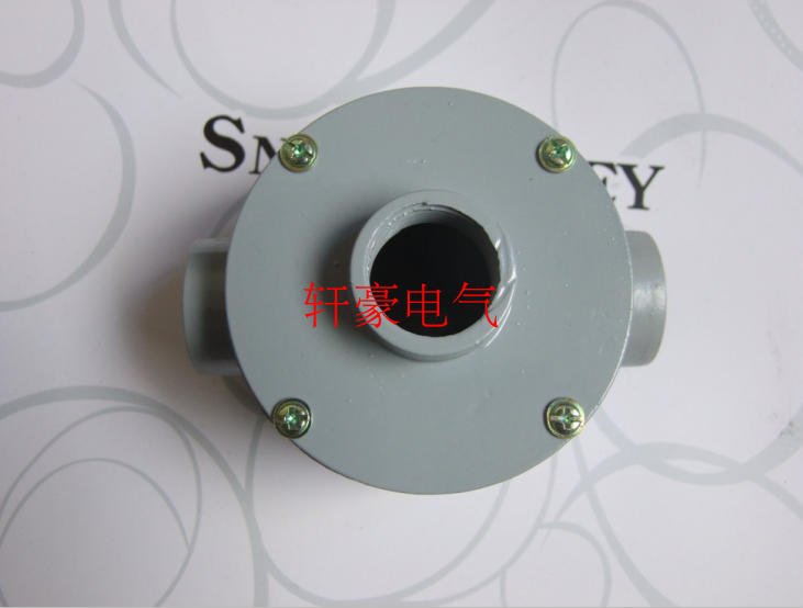 Manufacturer direct sales XH 1 2 40% DN15 explosion proof two-pass waterproof and dust resistant junction box-Taobao