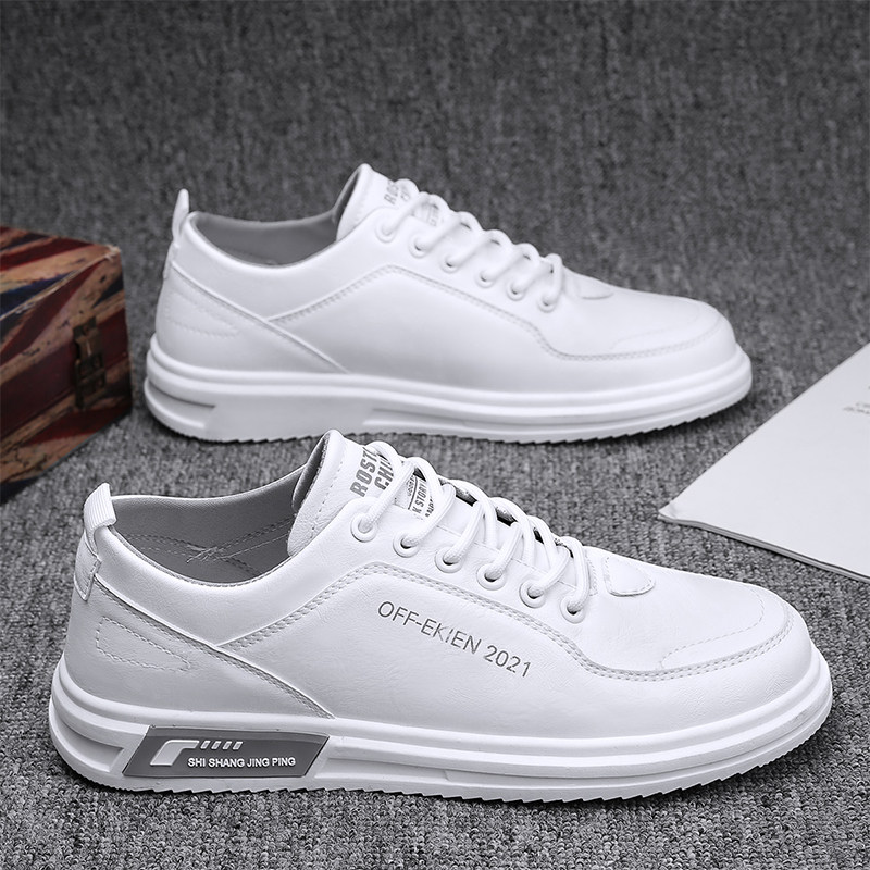 In 2022, the new spring small white men's shoes thin and white shoes teenagers sports trend casual tide shoes