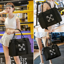 New fashion simple Hand bag Women Sports Fitness Bag Men large capacity short travel travel travel bag waterproof
