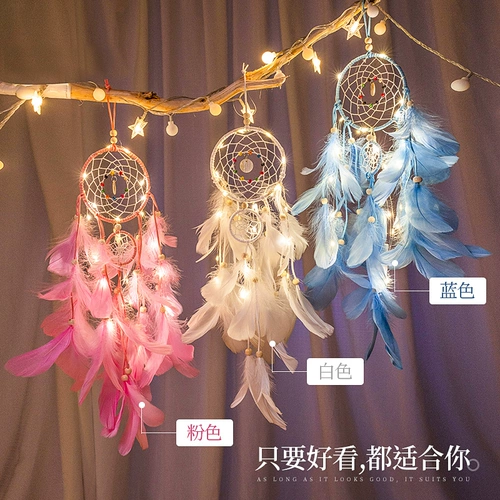 Dream Catcher Putu Buipu Mengwang Materials DIY DIY Creative Wind Bell Heart Forest Room Внутренняя Tripstarium