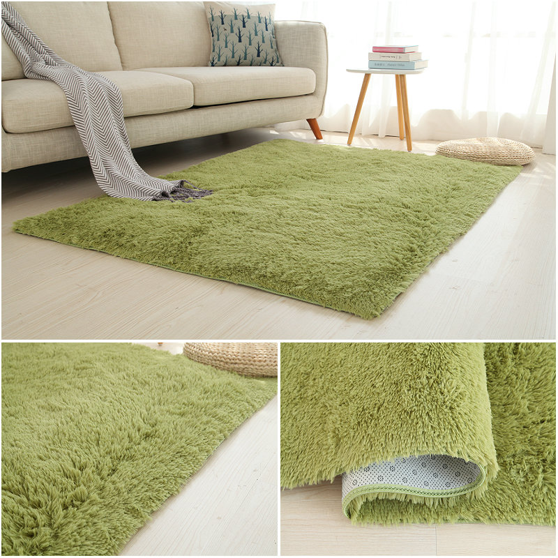 Silky dày thảm phòng ngủ phòng khách cà phê bảng đầy đủ các cửa hàng cạnh giường ngủ thảm tatami công chúa màu hồng nhà Hàn Quốc - Thảm thảm lót sàn nhà