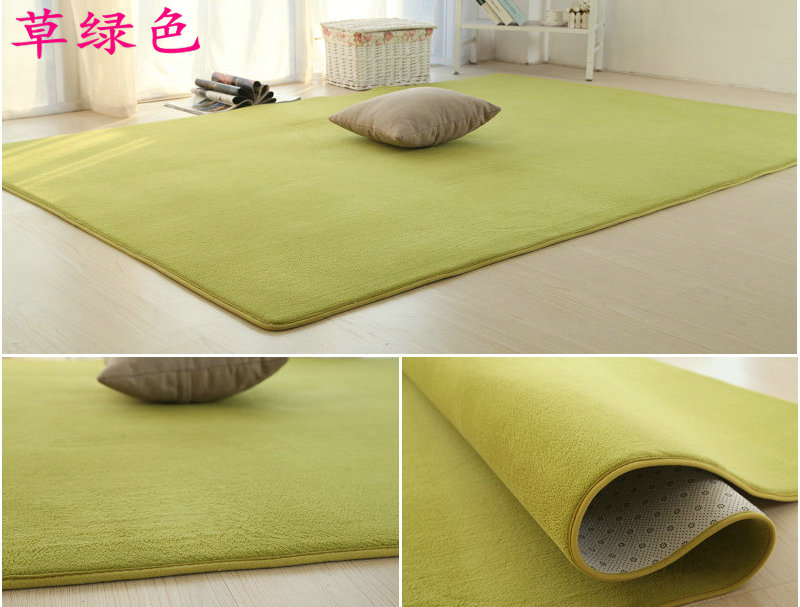 Bàn cà phê thảm dày san hô fleece phòng khách phòng ngủ đầy đủ tatami hộ gia đình hiện đại bột có thể được thiết lập cạnh giường ngủ mat