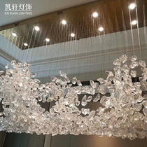 Creative Hotel Lobby Clubhouse Aerial Charm Handmade Glass Small Stone Decorative Artwork