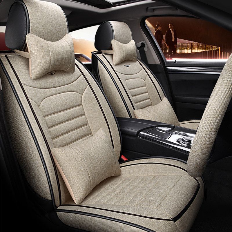 Car Seat Forschen Suite of Santana Teepel to Maiten Four Seasons General cushion full bag linen seat cushion